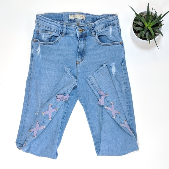 Zara Other - • zara | girls • distressed skinny jeans